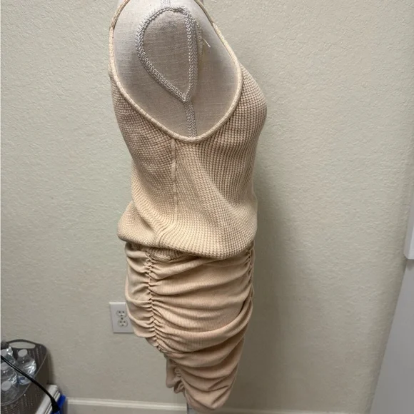 FREE PEOPLE One Thermal Mini Dress Size Large - Picture 6 of 16